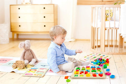 Wooden Alphabet Puzzles for Toddlers - Chunky ABC Puzzle, Alphabet Puzzle, Learning for Toddlers Preschool Boy Girl Gifts Birthday