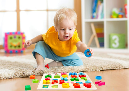Wooden Alphabet Puzzles for Toddlers - Chunky ABC Puzzle, Alphabet Puzzle, Learning for Toddlers Preschool Boy Girl Gifts Birthday