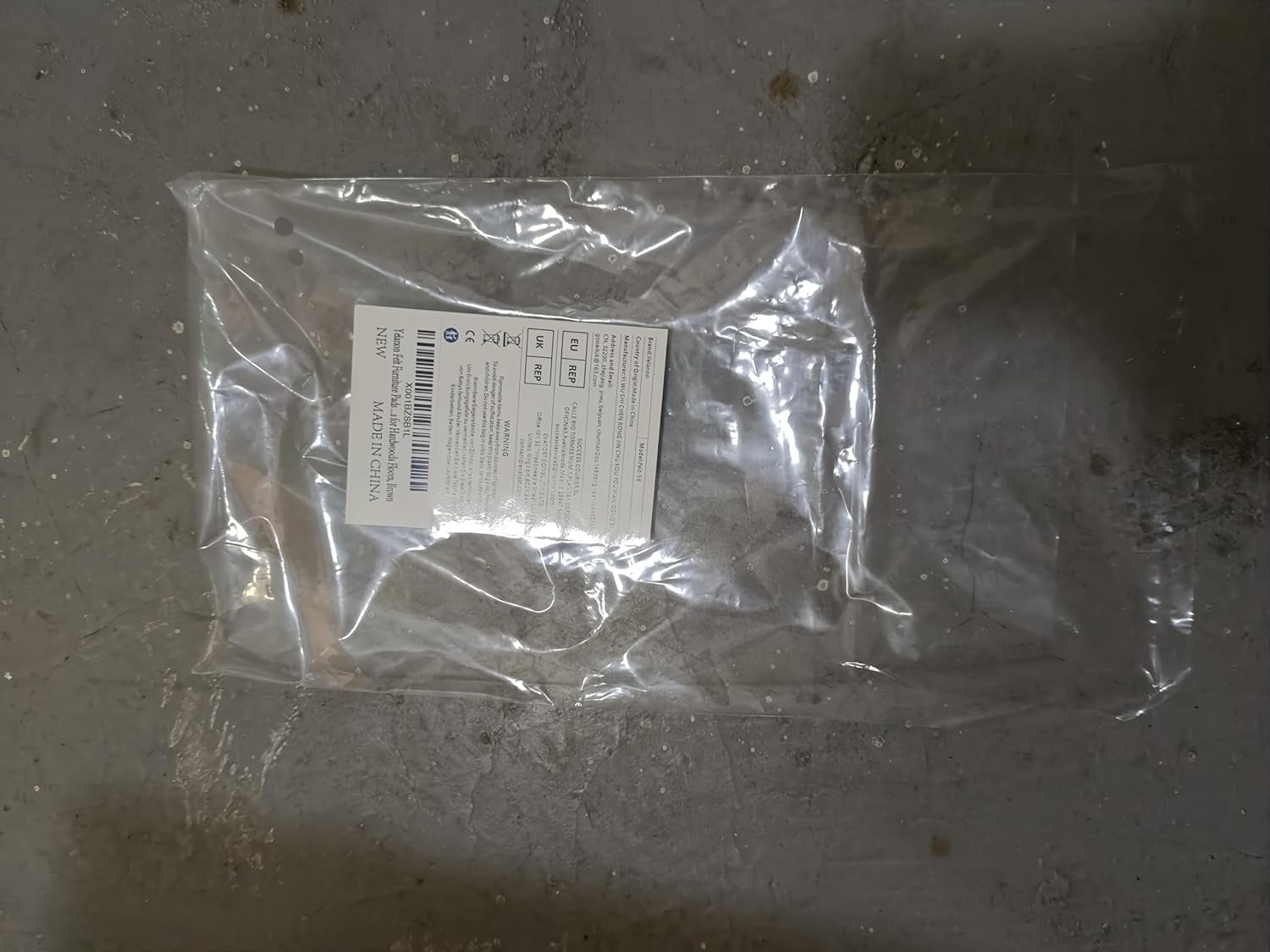 Felt Furniture Pads -56 Pcs(1+2)” Premium Felt Pads for Chair Legs Furniture, Floor Protectors for Hardwood Floors,Brown