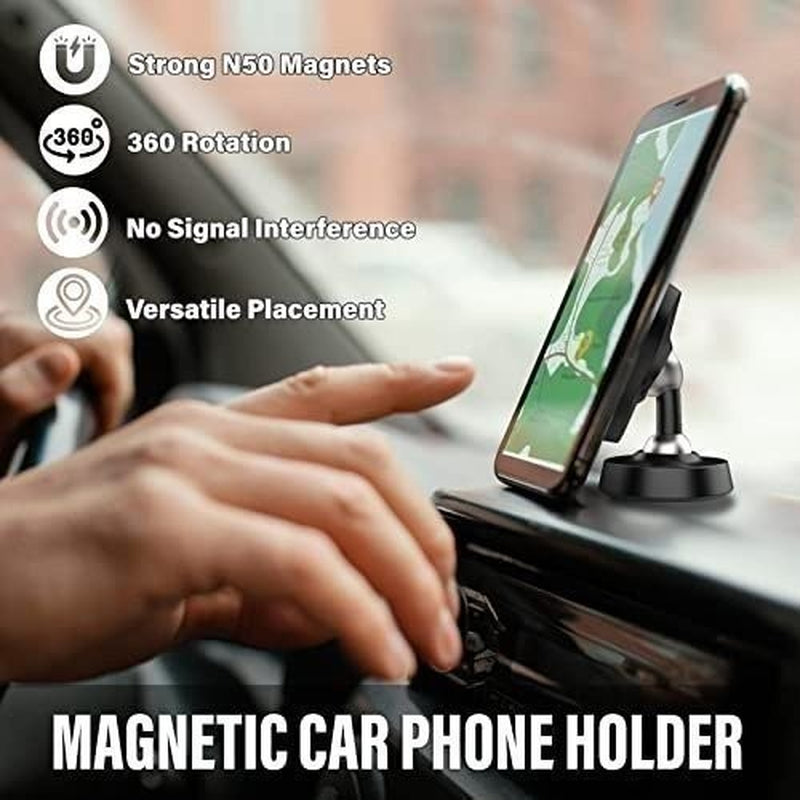 Magnetic Phone Holder for Car, Strong Magnet Iphone Magnetic Car Mount for Phone