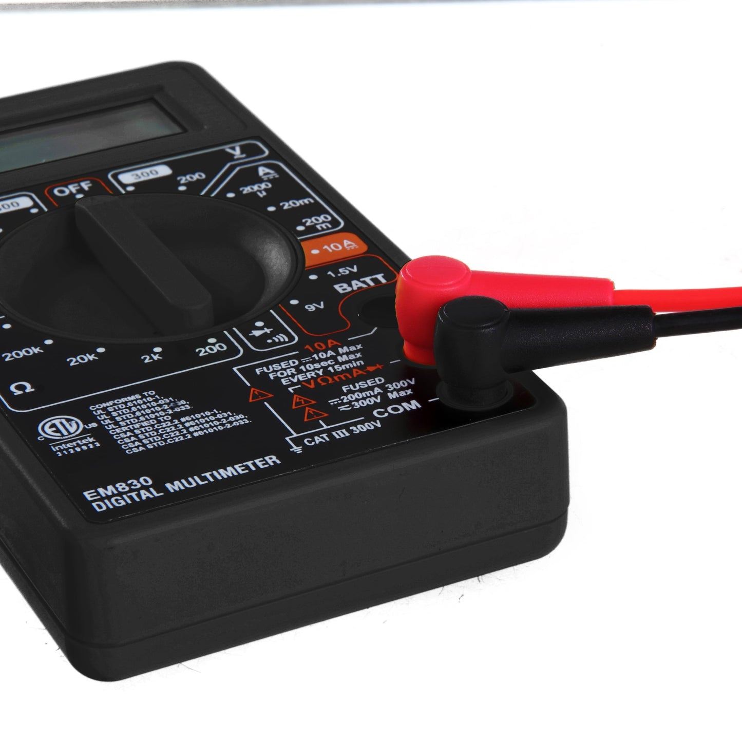 Digital Multimeter TD35235J, 3 1/2 Digit Screen, New, 4.25 Inch Assembled Product Width