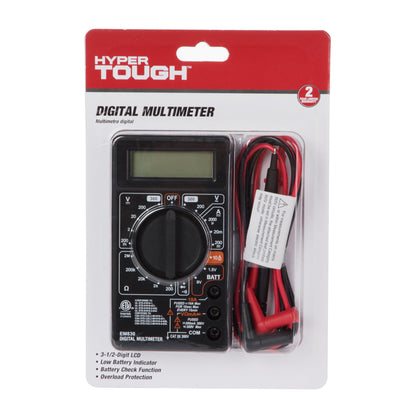 Digital Multimeter TD35235J, 3 1/2 Digit Screen, New, 4.25 Inch Assembled Product Width