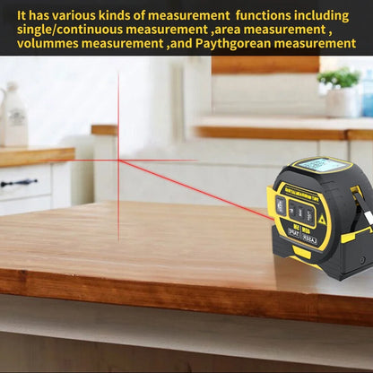 3 in 1 Digital Laser Rangefinder Ruler Distance Meter Area/Volume Measure Tool