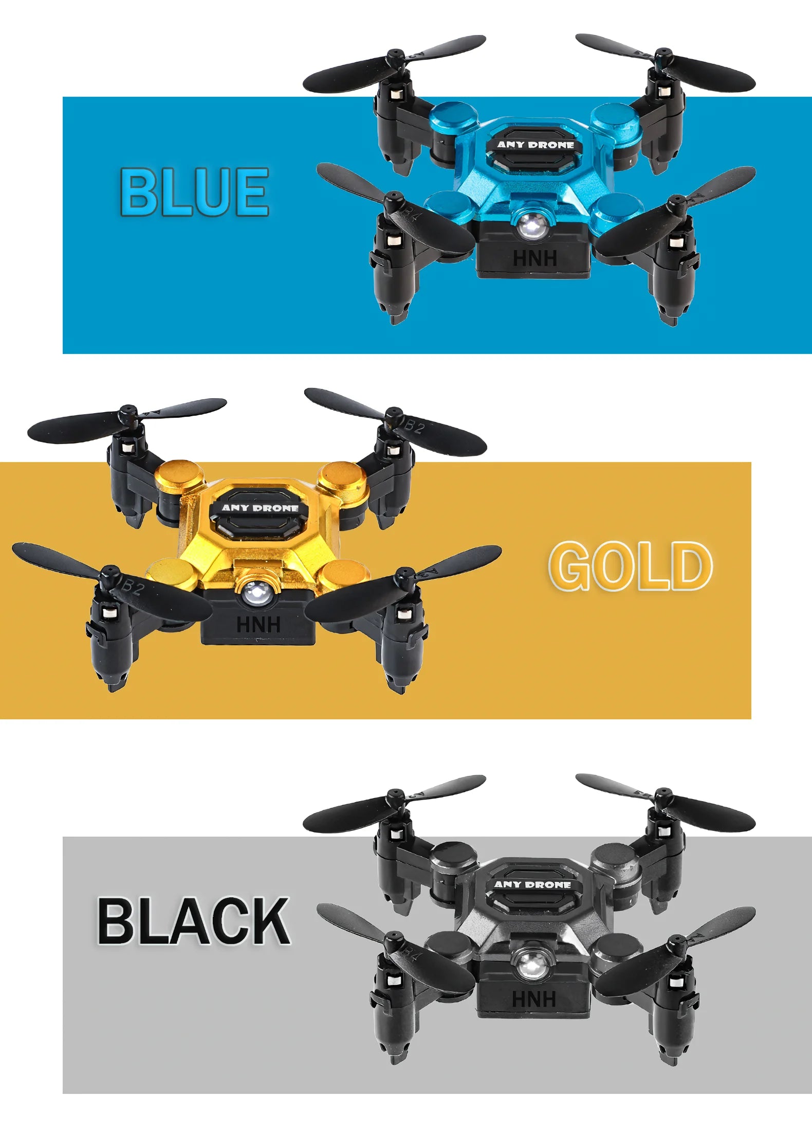 4K Foldable Drone for Kids, Mini Drone with Camera, Portable RC Quadcopter with Altitude Hold 3D Flips and Headless Mode Easy to Fly