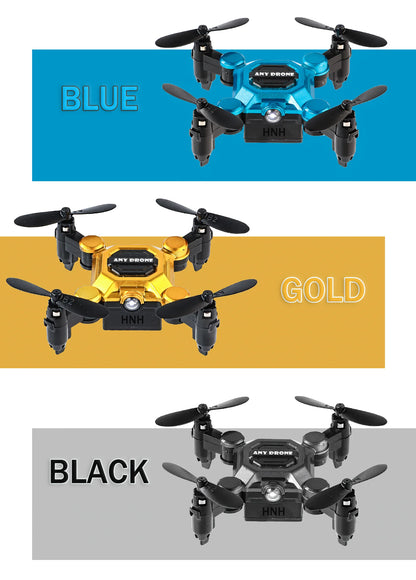 4K Foldable Drone for Kids, Mini Drone with Camera, Portable RC Quadcopter with Altitude Hold 3D Flips and Headless Mode Easy to Fly