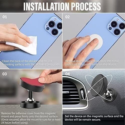 Magnetic Phone Holder for Car, Strong Magnet Iphone Magnetic Car Mount for Phone