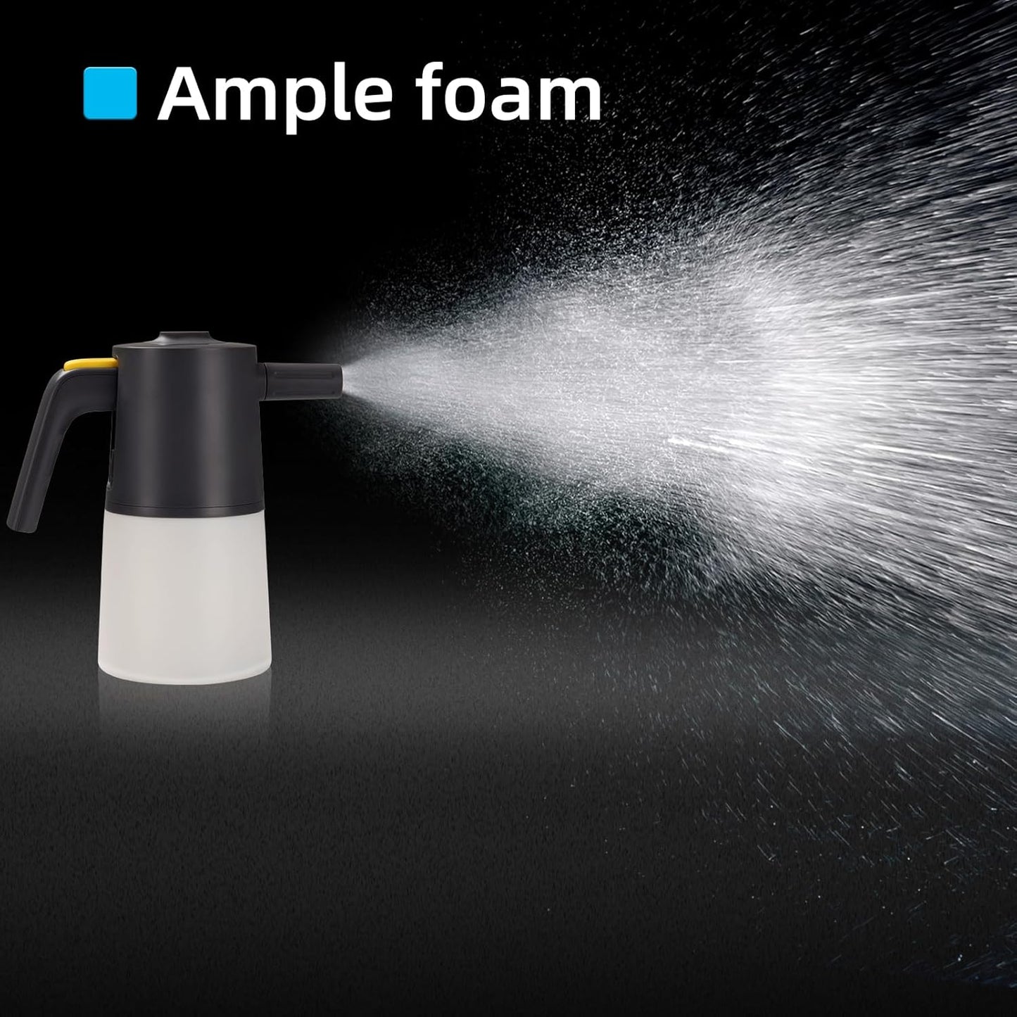 Foam Sprayer Car Wash, Electric Car Foam Sprayer with USB, Electric Pressure Car Foam Sprayer for Washing,Car Wash Foam Sprayer Suitable for Home, Garden and Car Beauty and Cleaning（1 Liters）