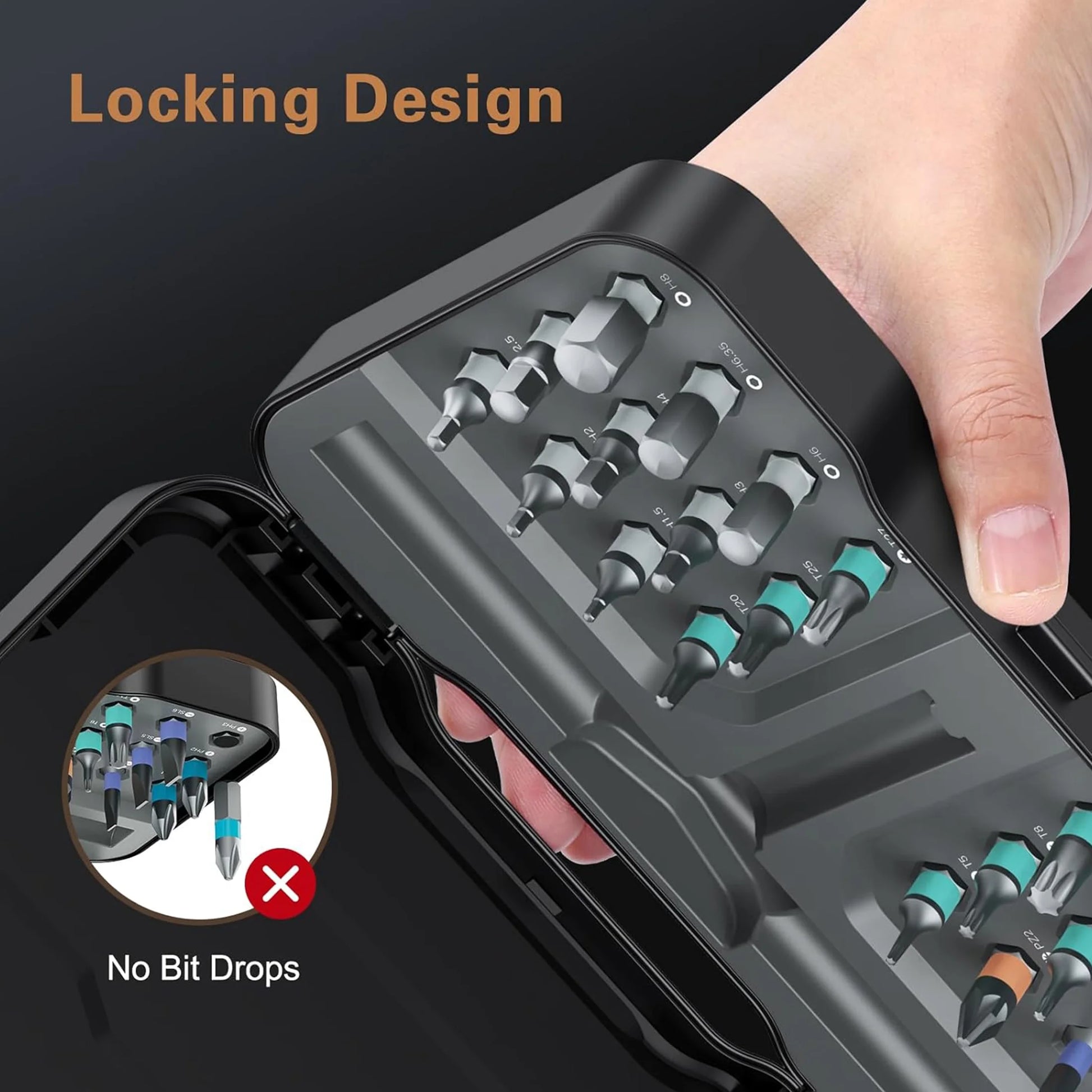 24 in 1 Magnetic Ratchet Screwdriver Set Tool Precision Screwdriver Kit