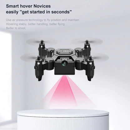 4K Foldable Drone for Kids, Mini Drone with Camera, Portable RC Quadcopter with Altitude Hold 3D Flips and Headless Mode Easy to Fly